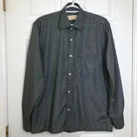 Black & White Dress Shirt Size Large - Picture 1 of 16